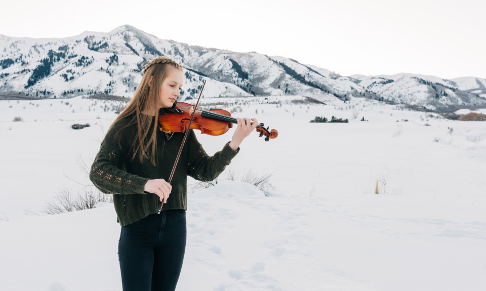 Kassie with Violin